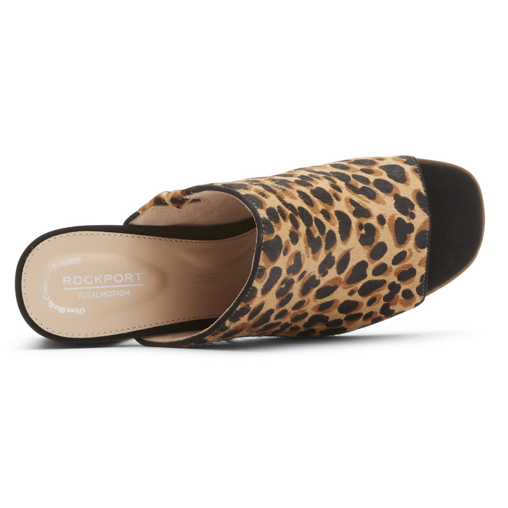 Chinelos Rockport Mulher Leopardo - Total Motion Amara - 10574IWJP